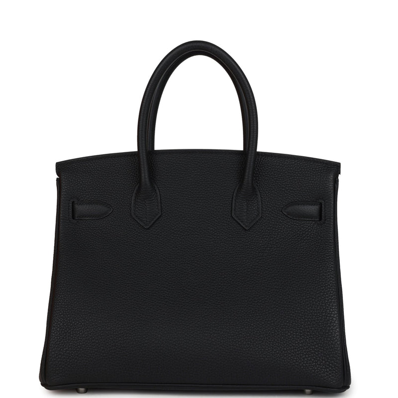 Hermes Birkin 30 Black Togo Palladium Hardware