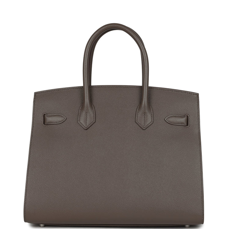 Hermes Birkin Sellier 30 Etain Epsom Palladium Hardware
