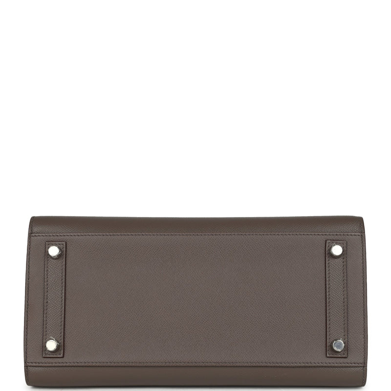 Hermes Birkin Sellier 30 Etain Epsom Palladium Hardware