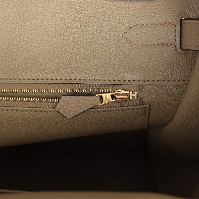Hermes Birkin 35 Beige Marfa Togo Gold Hardware
