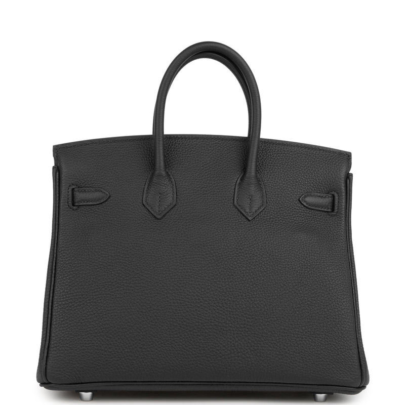 Hermes Birkin 25 Black Togo Brushed Palladium Hardware