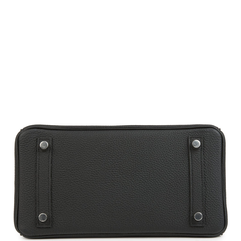 Hermes Birkin 25 Black Togo Brushed Palladium Hardware