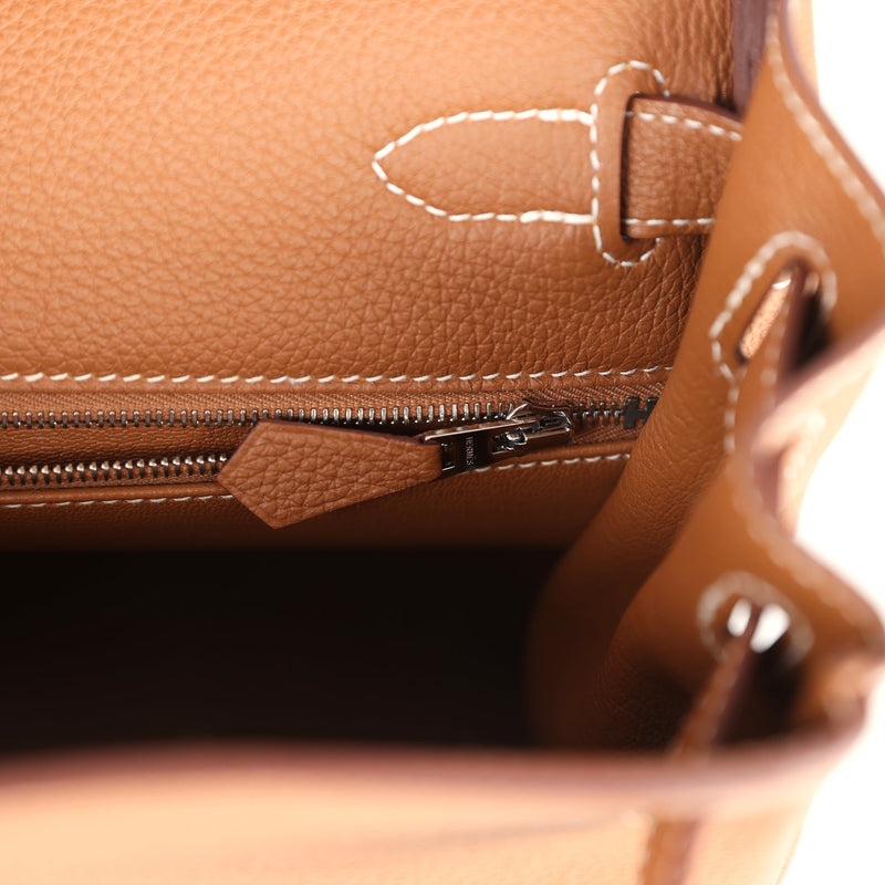 Hermes Kelly Retourne 28 Gold Togo Palladium Hardware