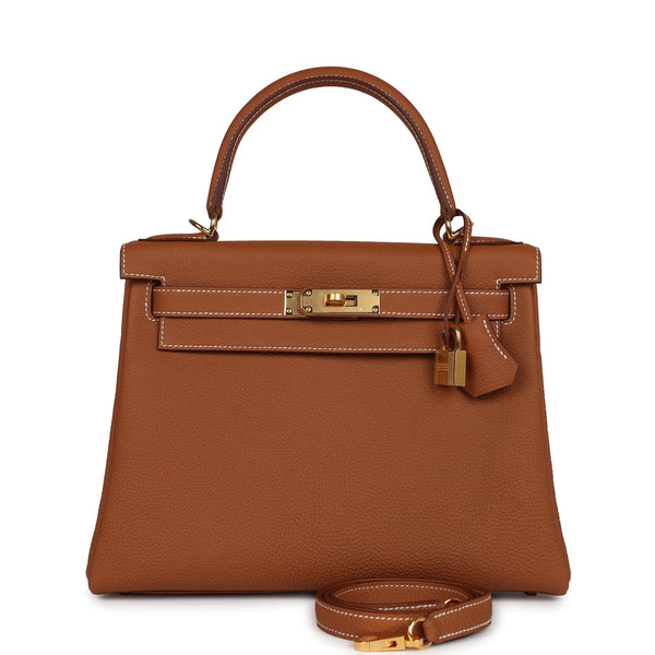 Hermes Kelly Retourne 28 Gold Togo Gold Hardware