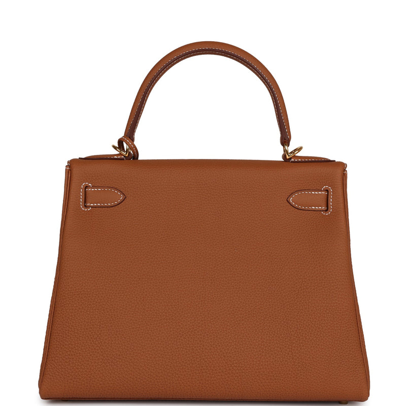 Hermes Kelly Retourne 28 Gold Togo Gold Hardware