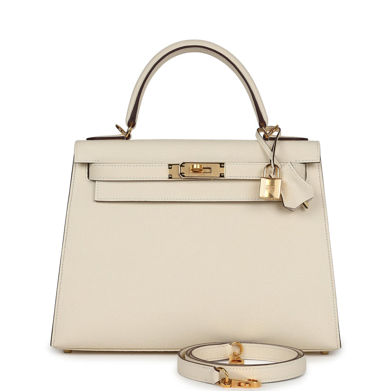 Hermes Kelly Sellier 28 Nata Epsom Gold Hardware