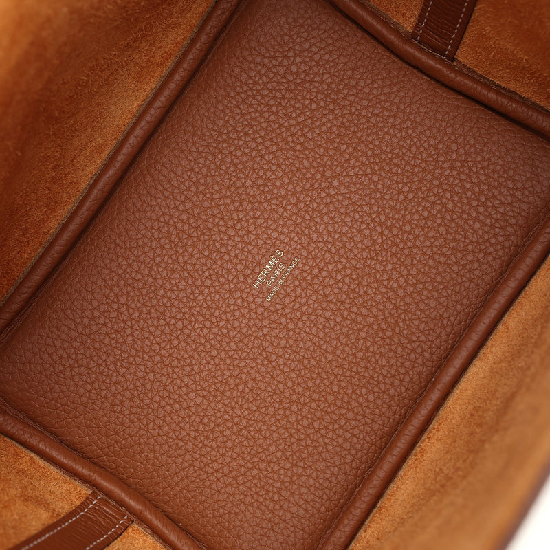 Hermes Picotin Lock 18 Gold Clemence Gold Hardware