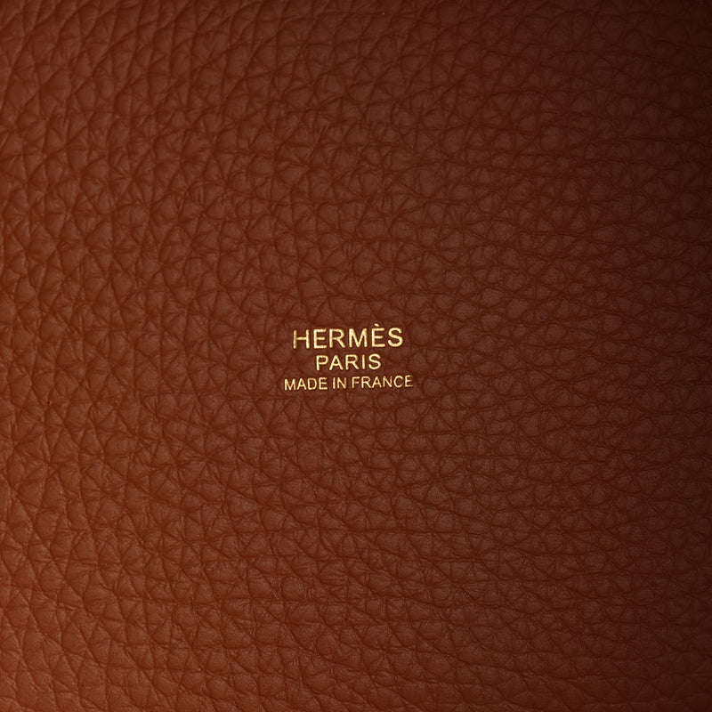 Hermes Picotin Lock 18 Gold Clemence Gold Hardware